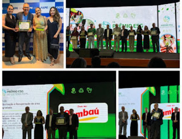 Tambaú recebe reconhecimento da FIEPE por prática de ESG