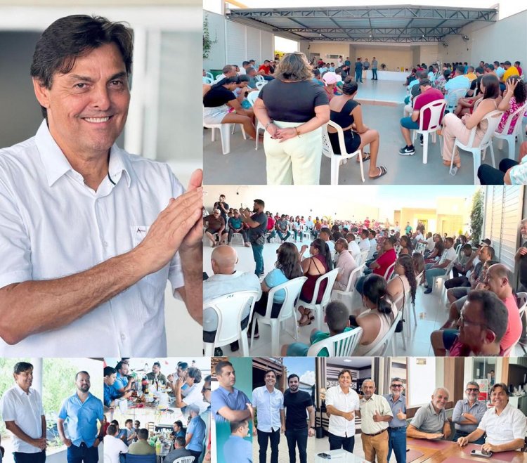 Marconi Santana percorre os Sertões Central e do Araripe e amplia base de apoio ouvindo centenas de pessoas