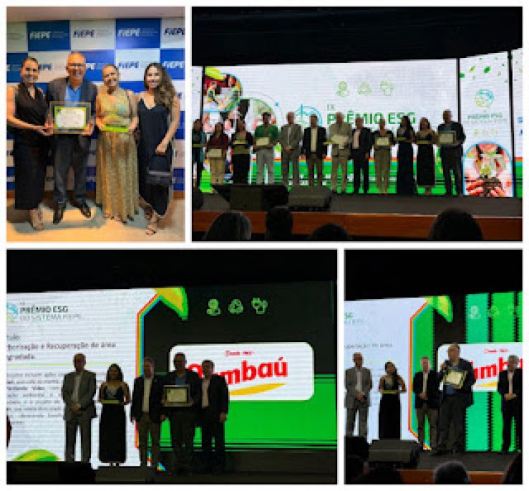 Tambaú recebe reconhecimento da FIEPE por prática de ESG